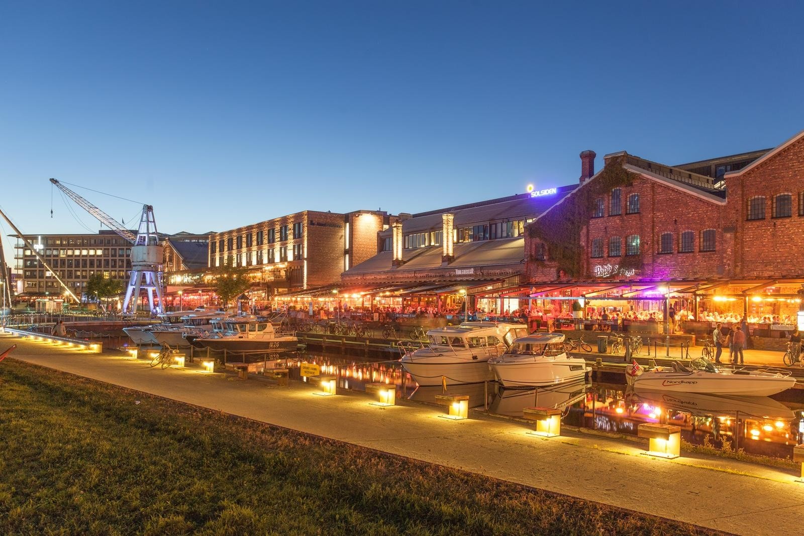 Område - Solsiden kveld Galleribilde