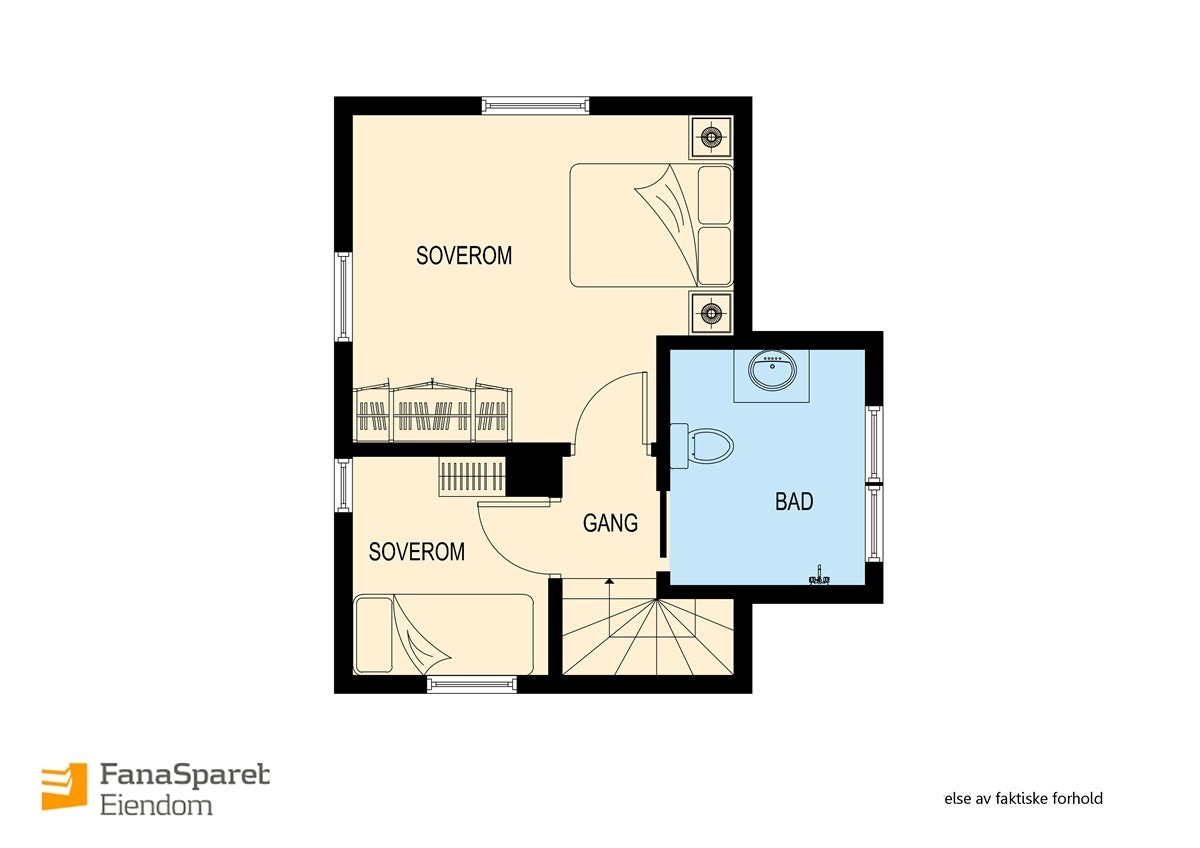 Skisse loft. Galleribilde