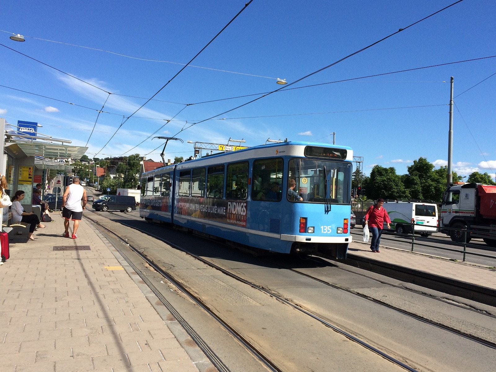 Trikk til Kjelsås Galleribilde