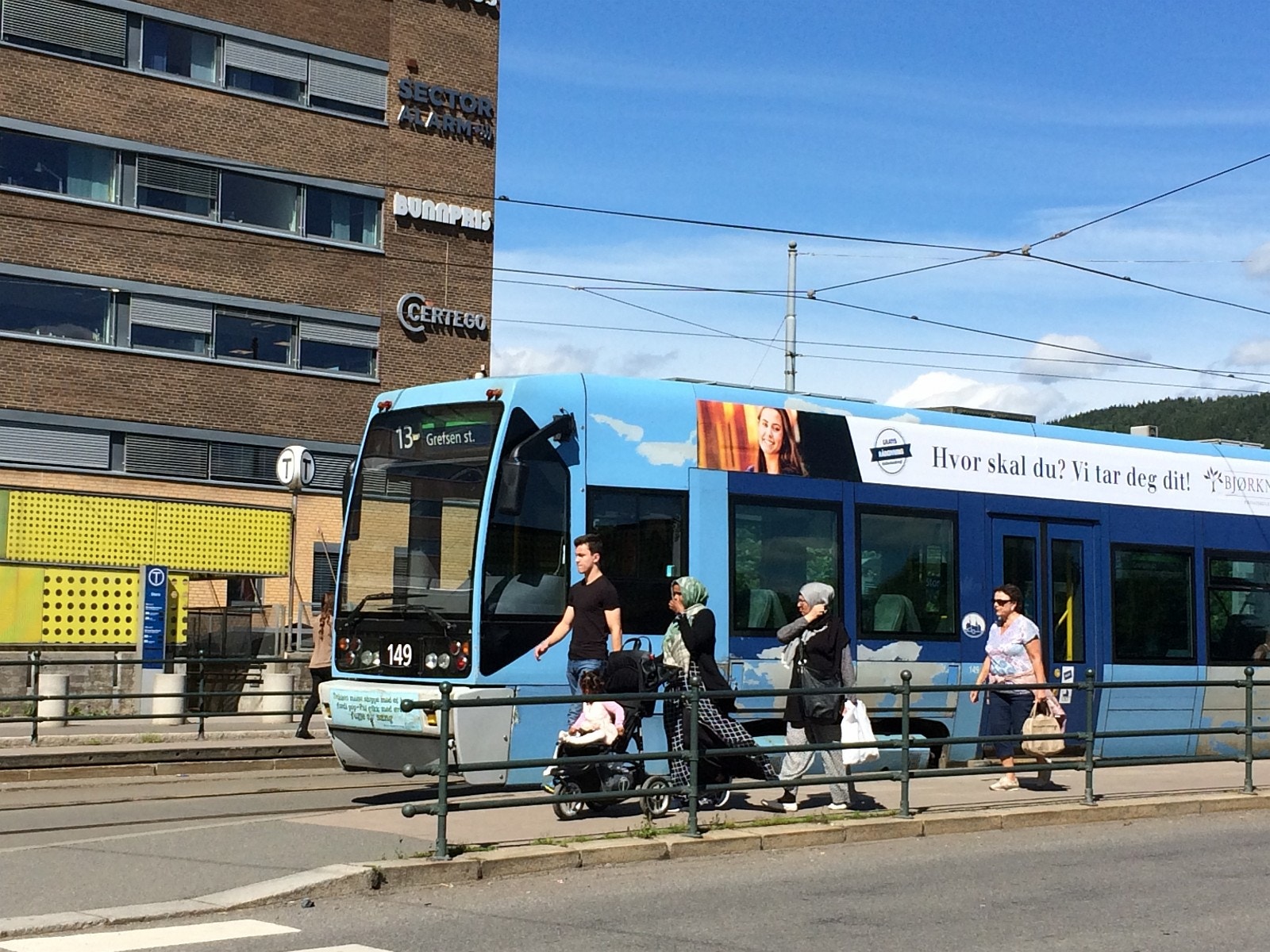Trikk til sentrum Galleribilde