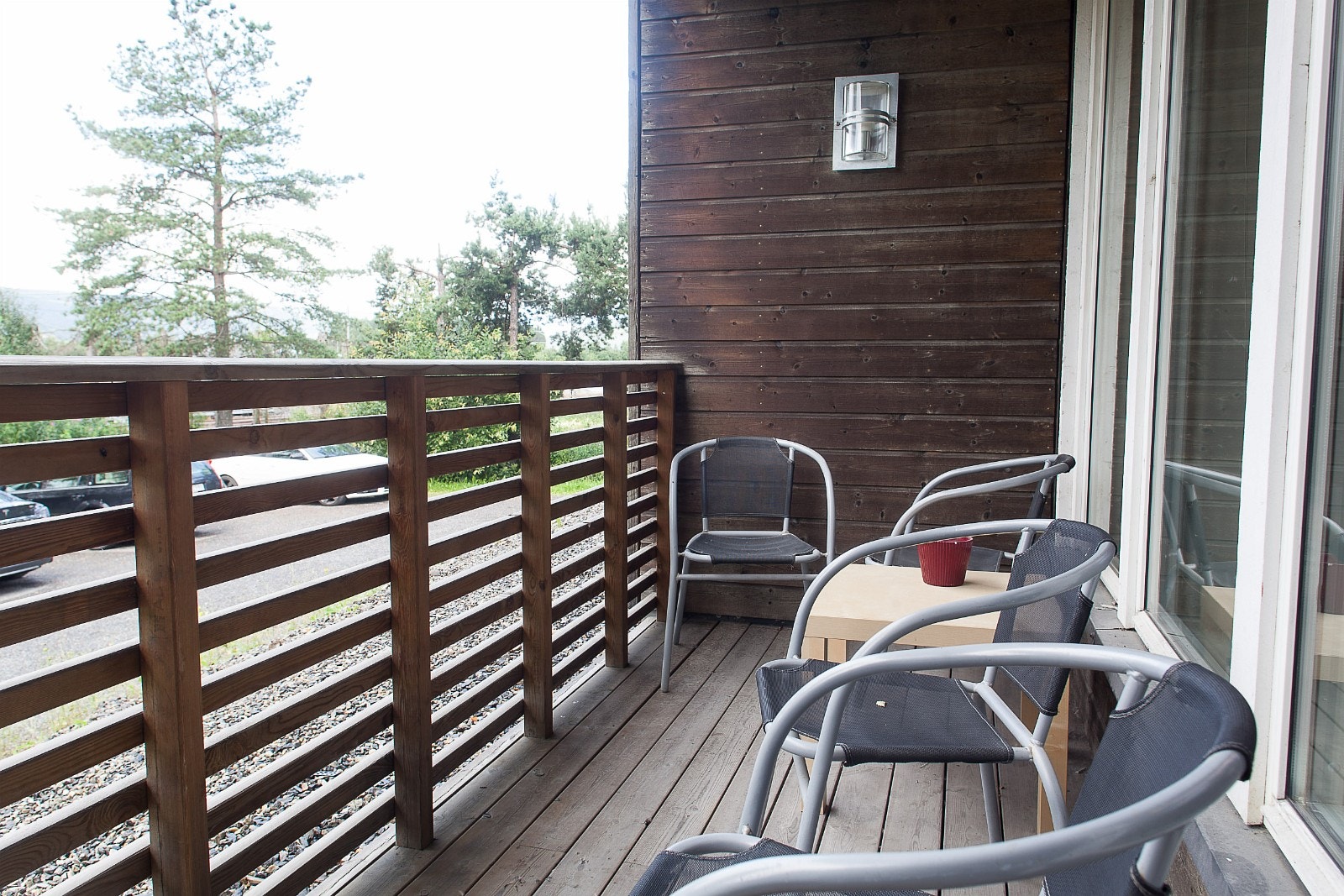 Hver etasje har uteplass. Galleribilde