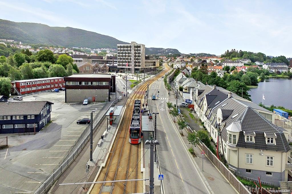 Gangavstand til den nye høyskolen! Galleribilde