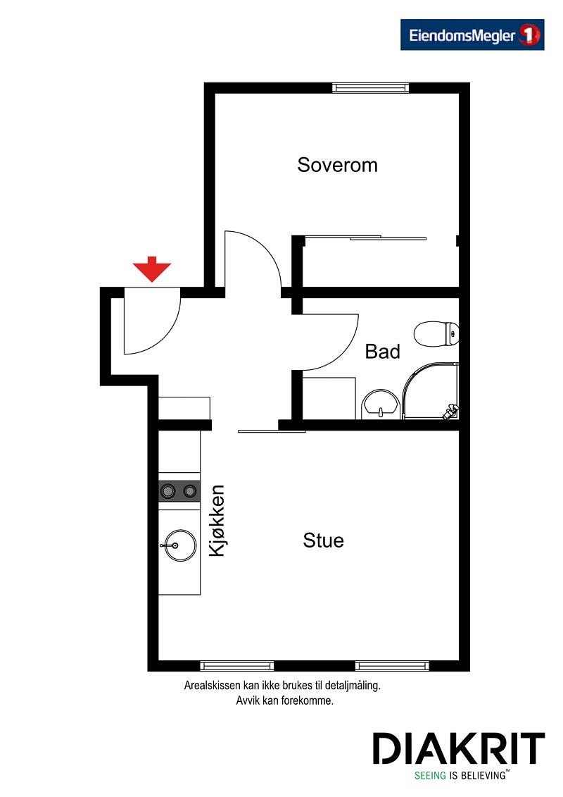 Plantegning 2D Galleribilde