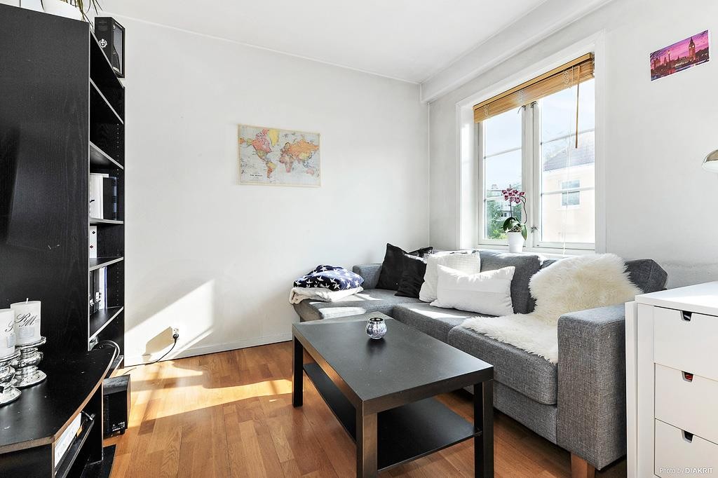 Gjennomgående gode kvaliteter på overflater. Parkett på gulv. Galleribilde