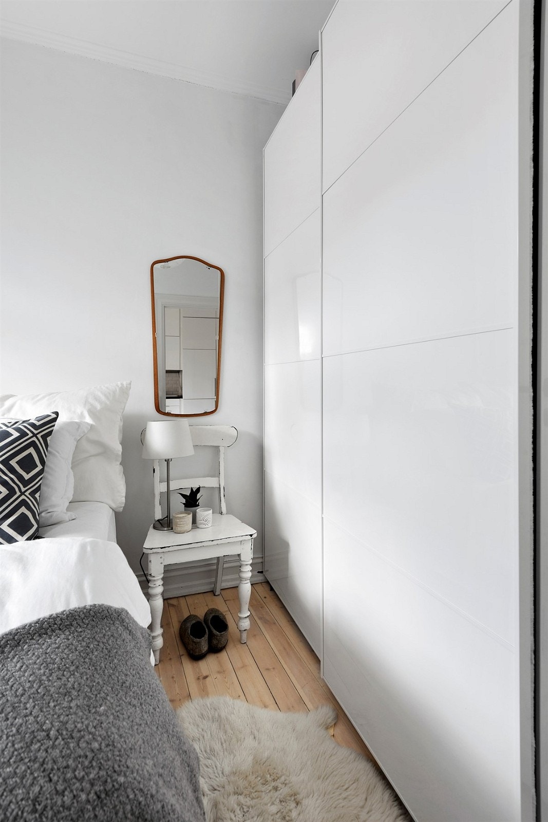 Gode oppbevaringsmuligheter på soverom Galleribilde