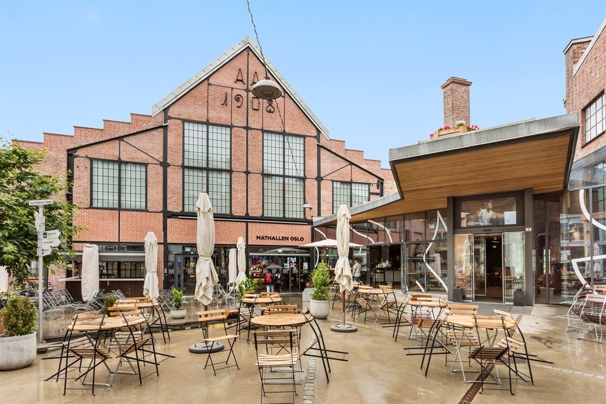 Kort vei til mathallen Galleribilde