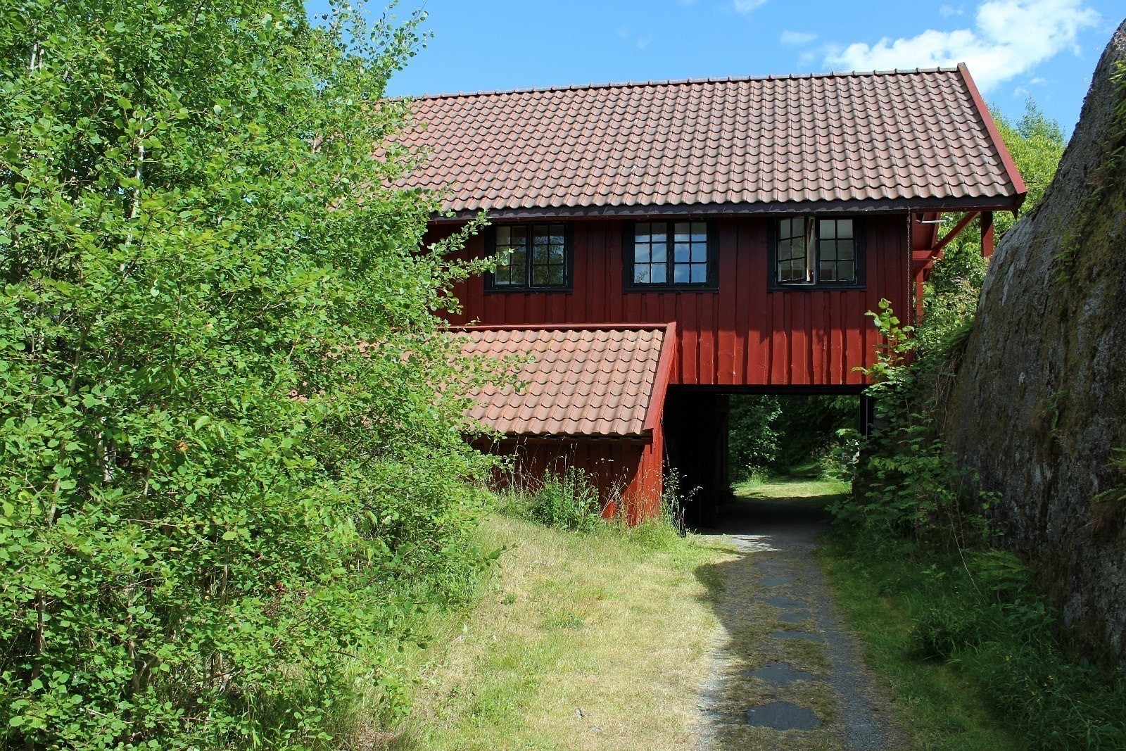 Anneks - Fra sjø siden. Galleribilde