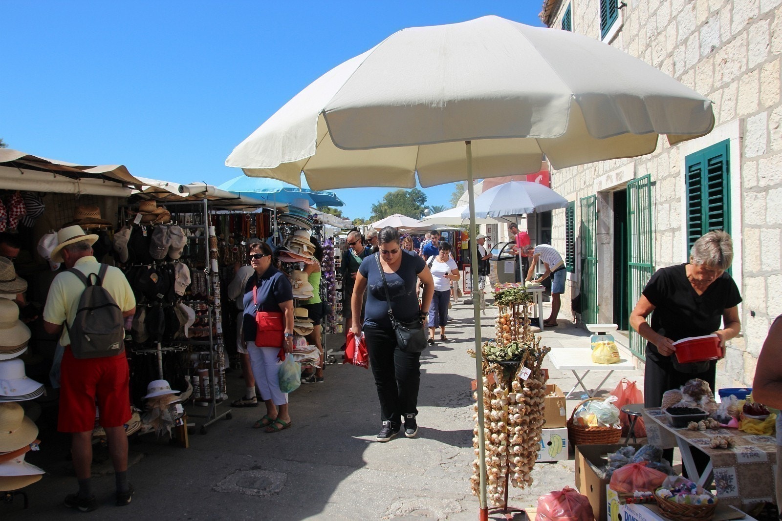 Marked i Trogir Galleribilde