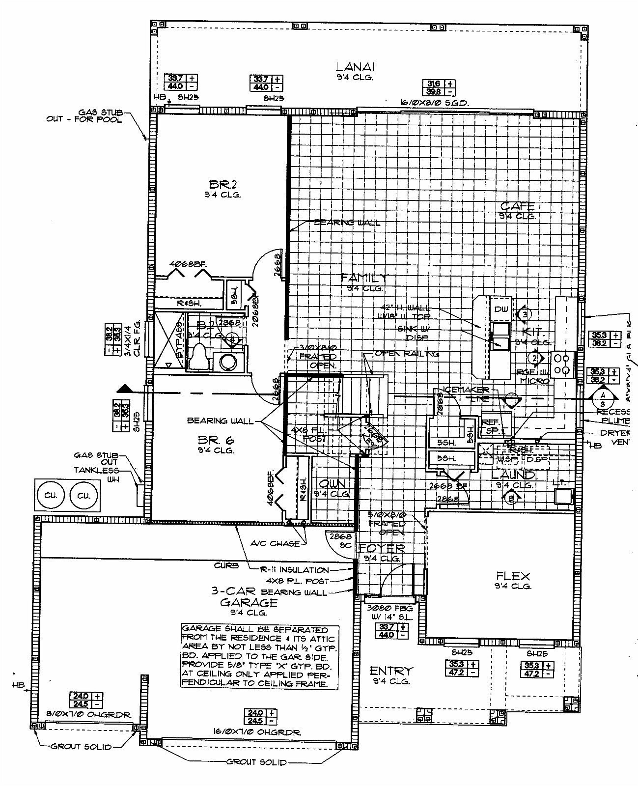 Plantegning 1. etg. Galleribilde