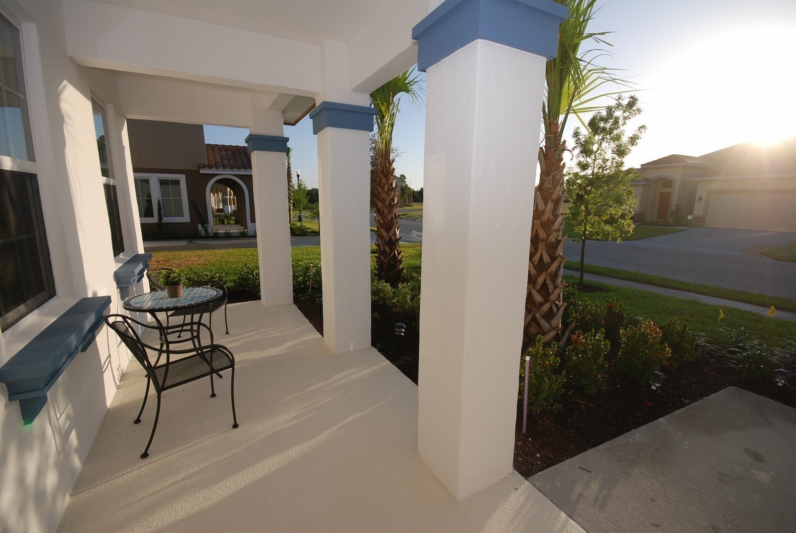 Her er det kan man nyte morgensolen og en kopp kaffe. Galleribilde