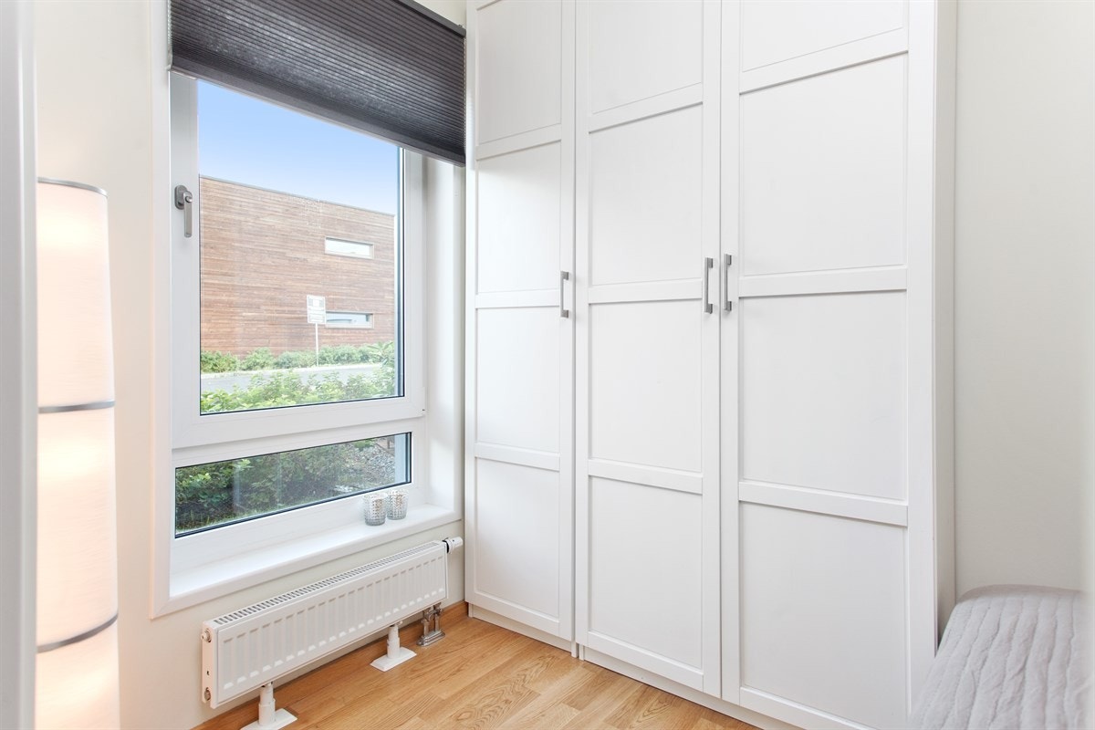 Fjernvarmen gir en god og kostnadseffektiv oppvarming av hele leiligheten. Galleribilde