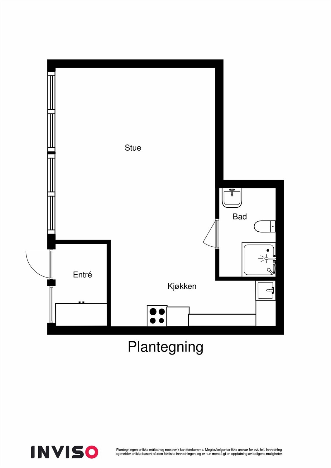 Plantegning Hovseterveien 66a Galleribilde
