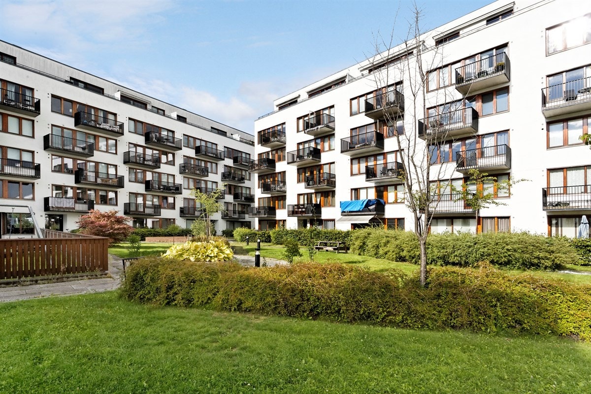 Fasaden sett fra bakgården Galleribilde