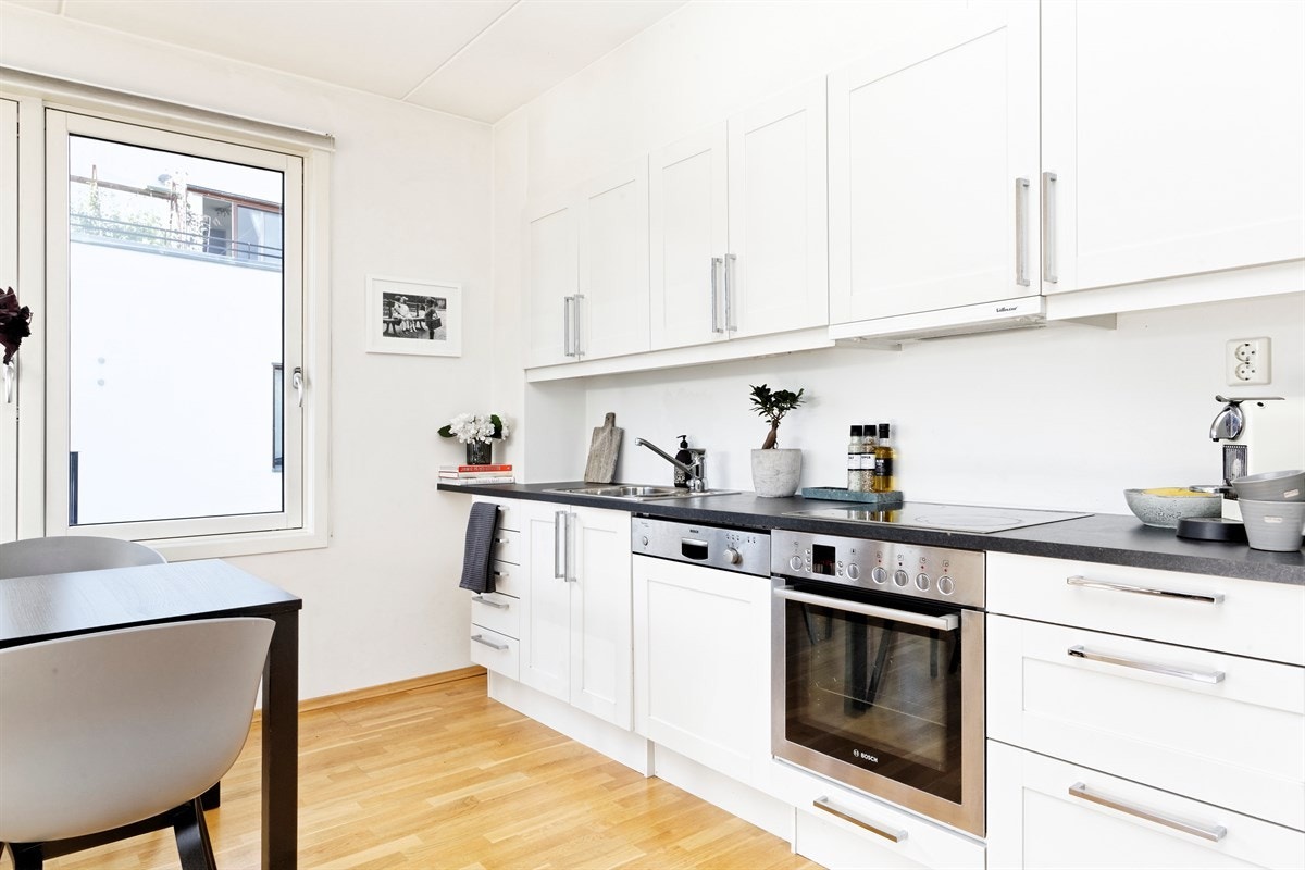 Alle hvitevarene er integrert, og vil medfølge Galleribilde