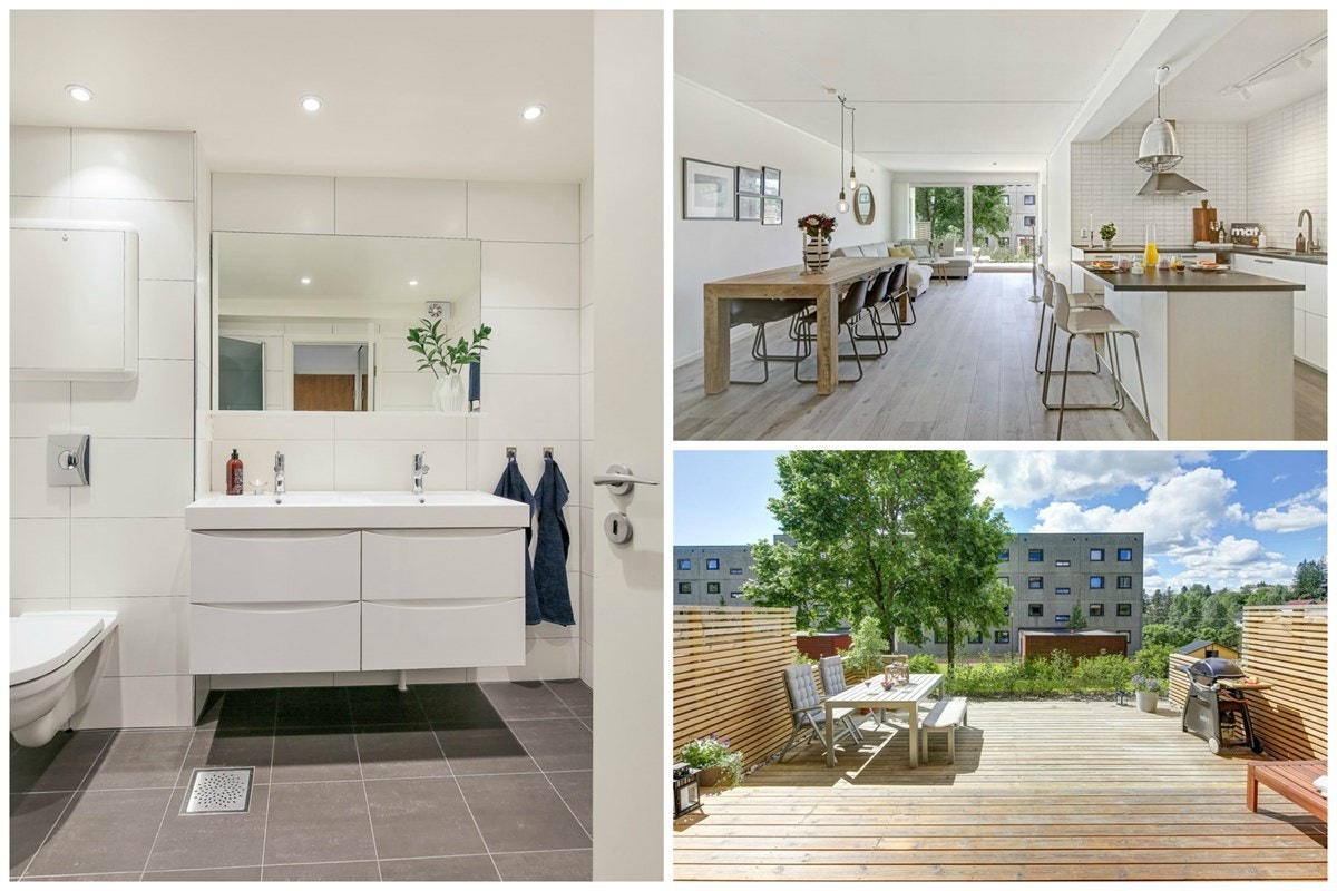 Aktiv Eiendomsmegling Carl Berner er stolte av å presentere denne stilrene og pene boligen i Hovseterveien 56 A. Galleribilde