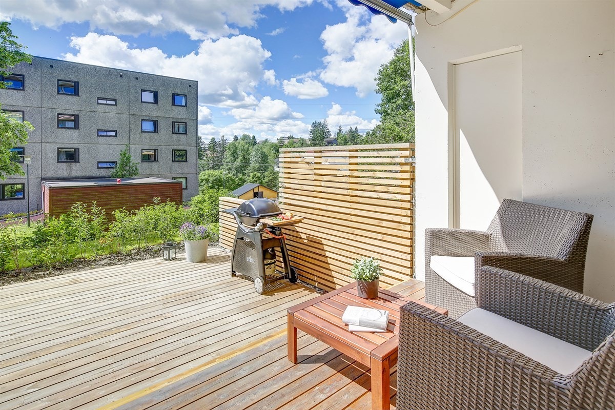 Her kan du sitte med en bok og nyte i timevis. Galleribilde