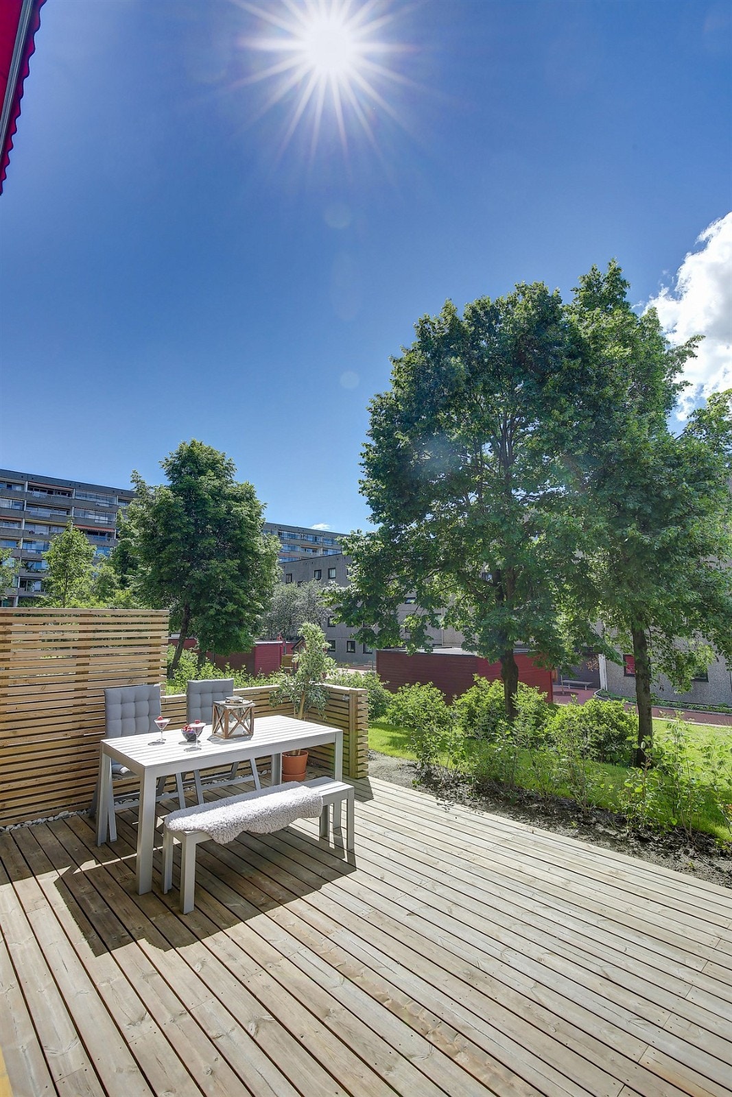 Her har man sol fra tidlig på morgen til sent på kvelden. Galleribilde