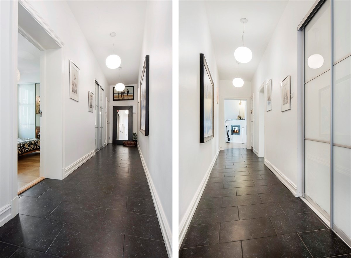 Romslig entre med mye skapplass. Galleribilde