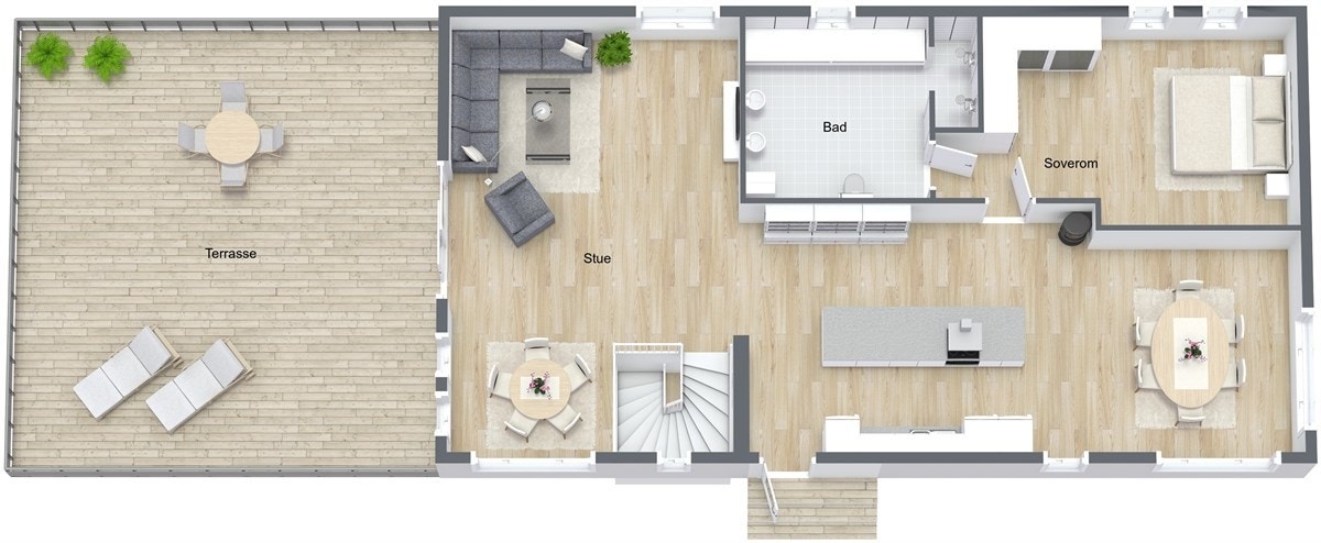 Plantegning 2.etasje Galleribilde