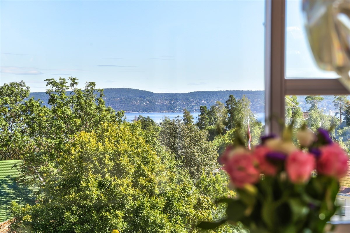 Utsikt fra spisestuen Galleribilde