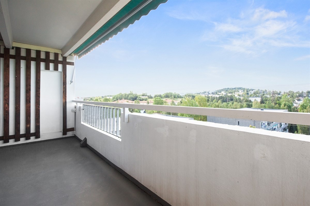 Balkong | Trivelig balkong med fint utsikt og gode solforhold | Galleribilde