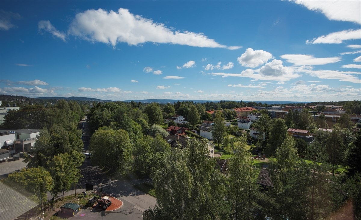 Utsikt fra soveroms-siden Galleribilde