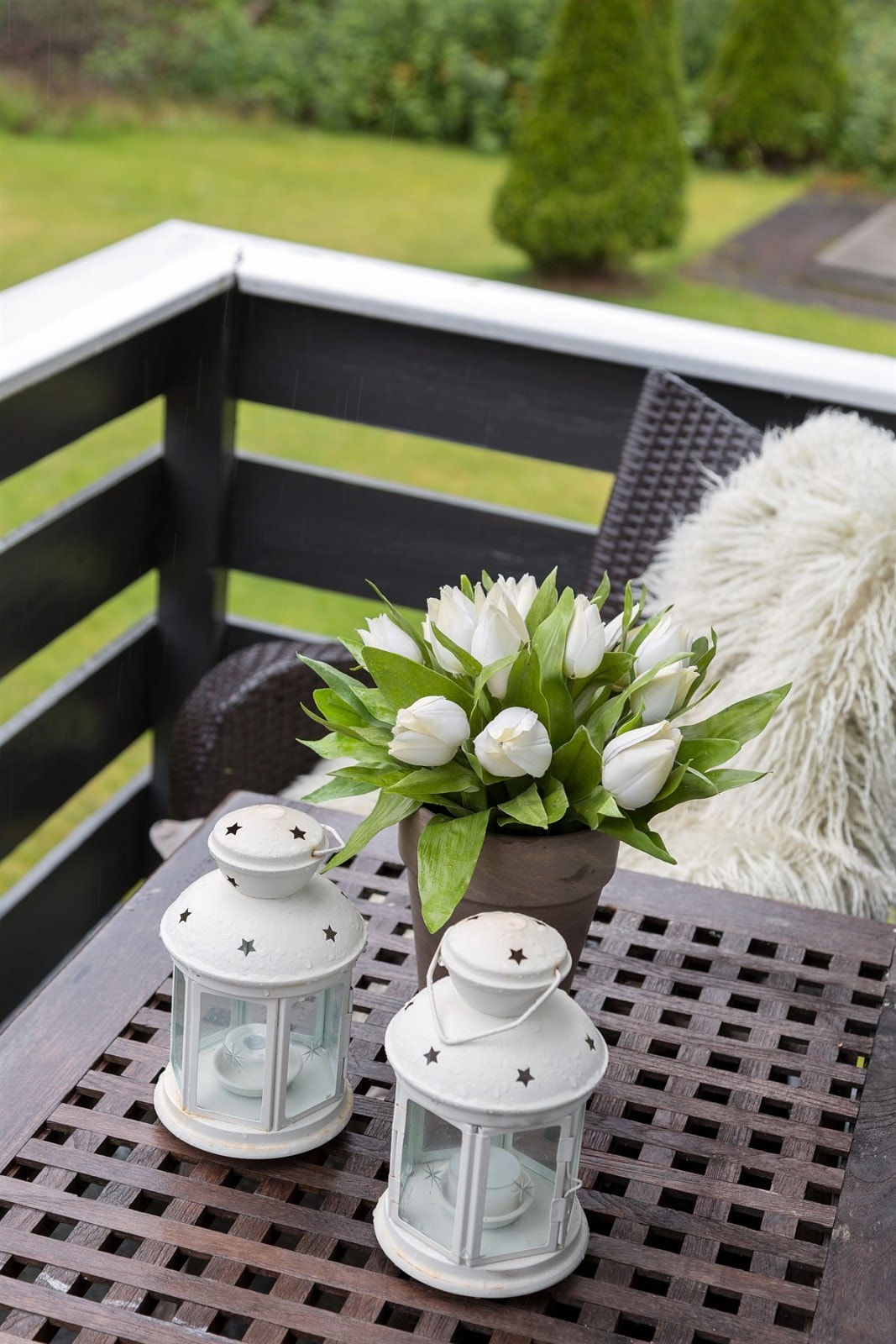 Utgang til balkong fra soverom Galleribilde