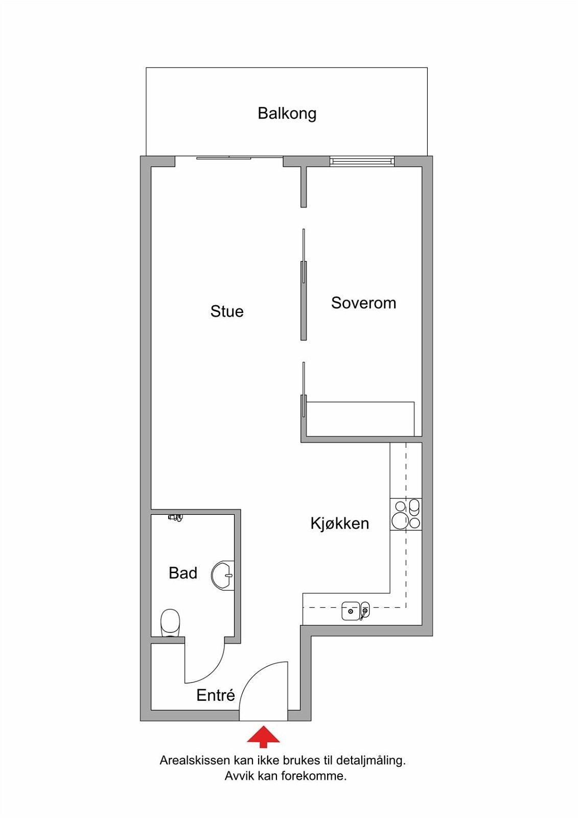 Plantegning 2D Galleribilde
