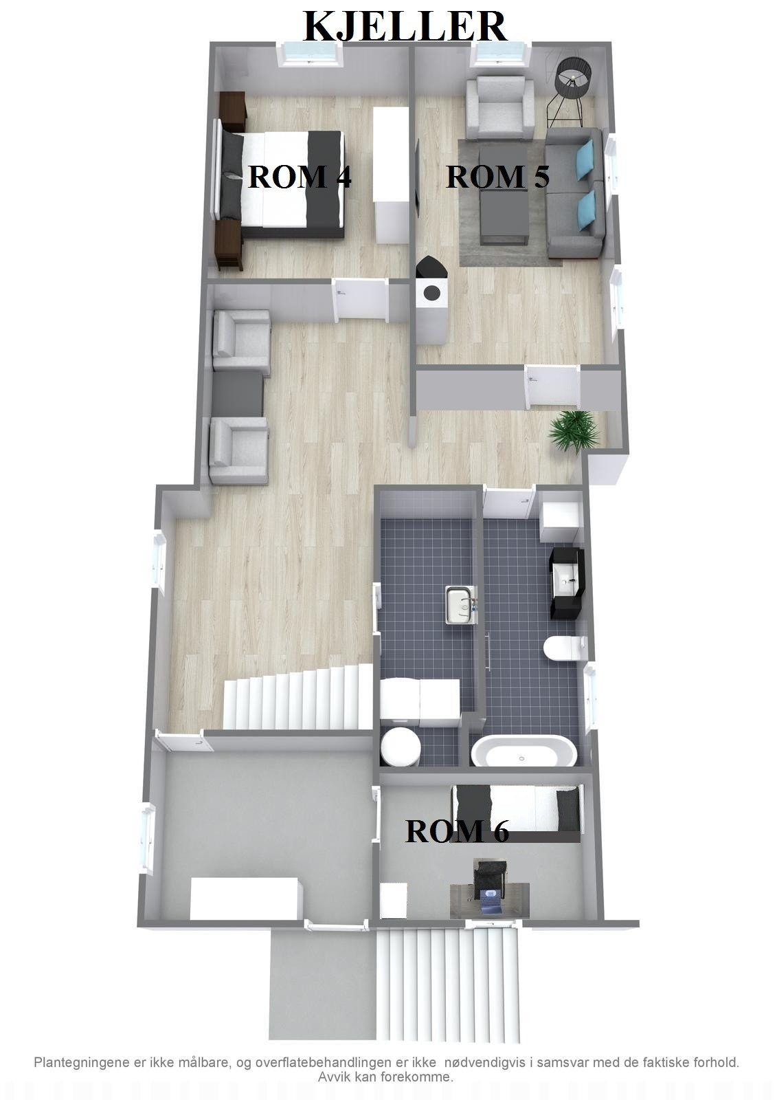 Plantegning nede Galleribilde