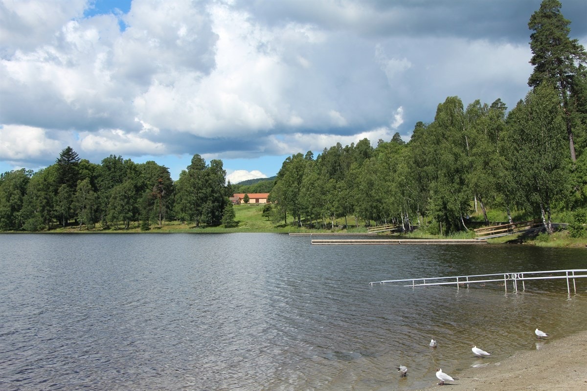 Bogstadvannet ligger som en perle ved inngangen til Sørkedalen. Galleribilde
