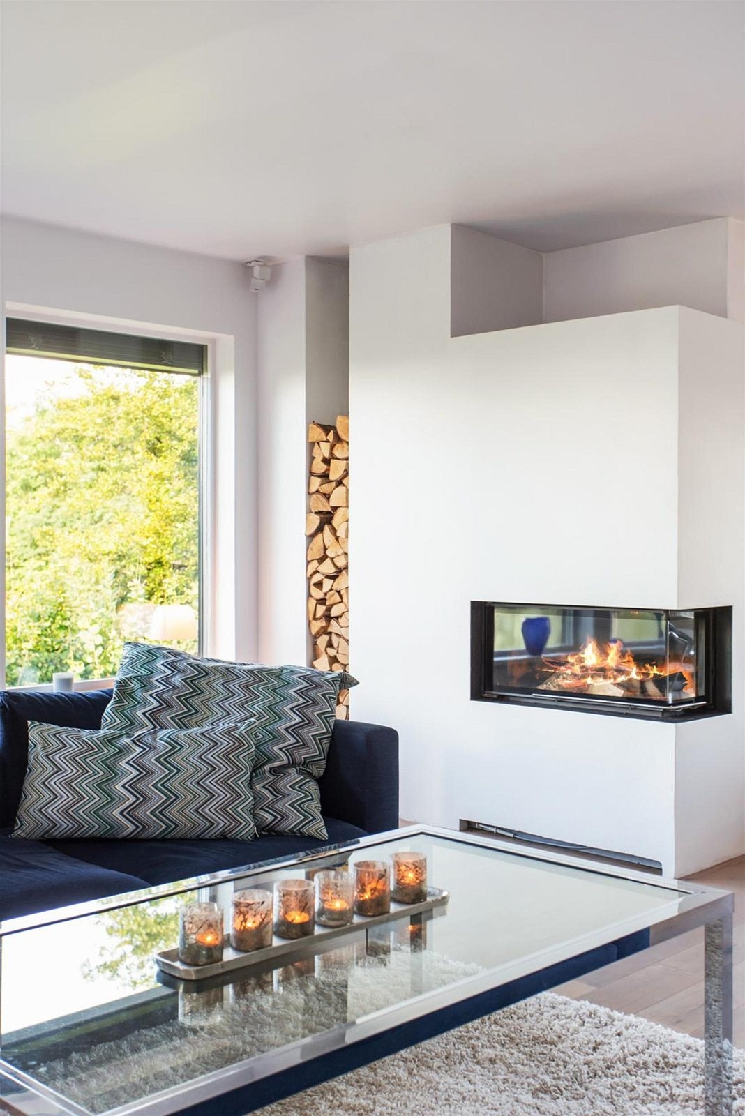 Praktfull stue Galleribilde