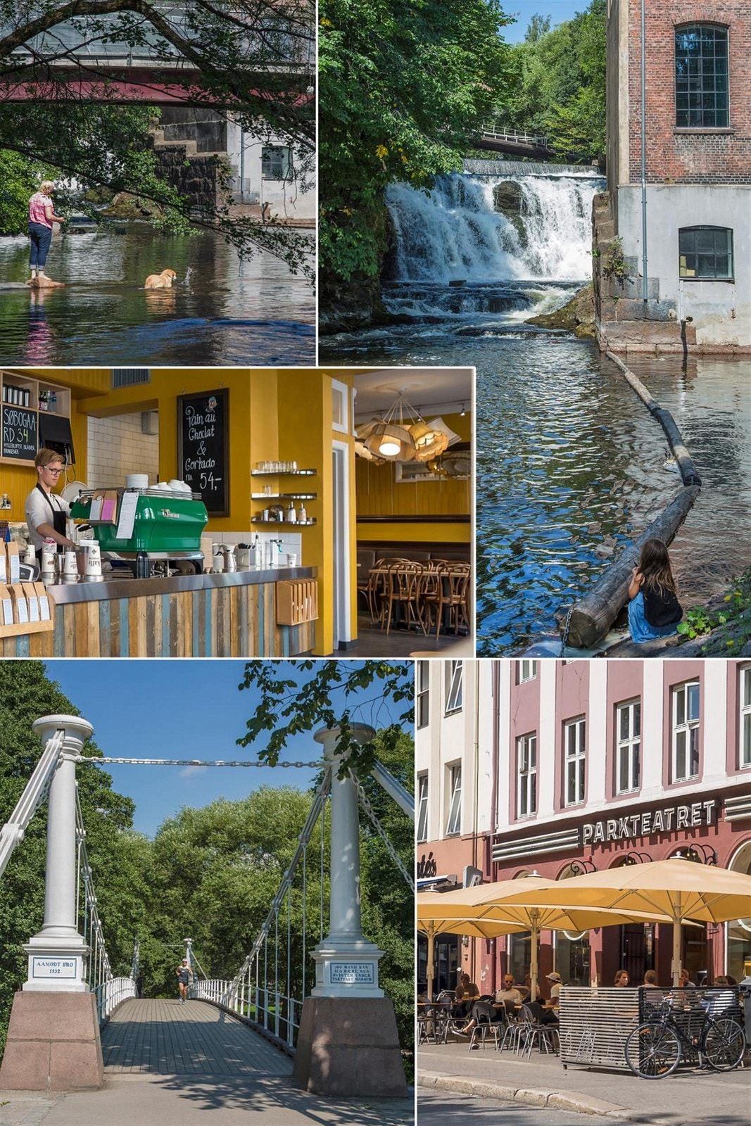 Byens beste turmuligheter ligger like utenfor døren. Langs Akerselva kan du ta turen opp til Nydalen og videre til Maridalsvannet. ca. 15 minutter i motsatt retning ligger Grünerløkka med populære restauranter og utesteder. Galleribilde