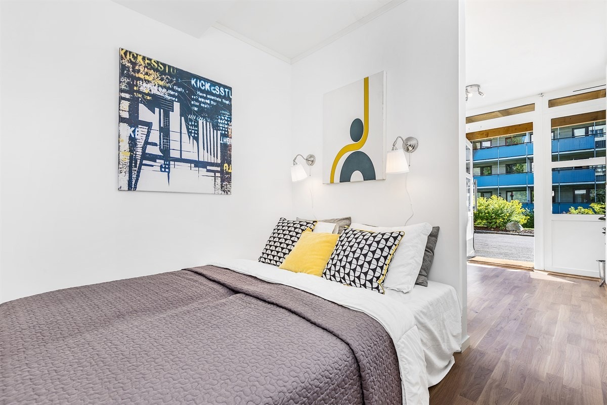 Arealeffektiv sovealkove. Galleribilde