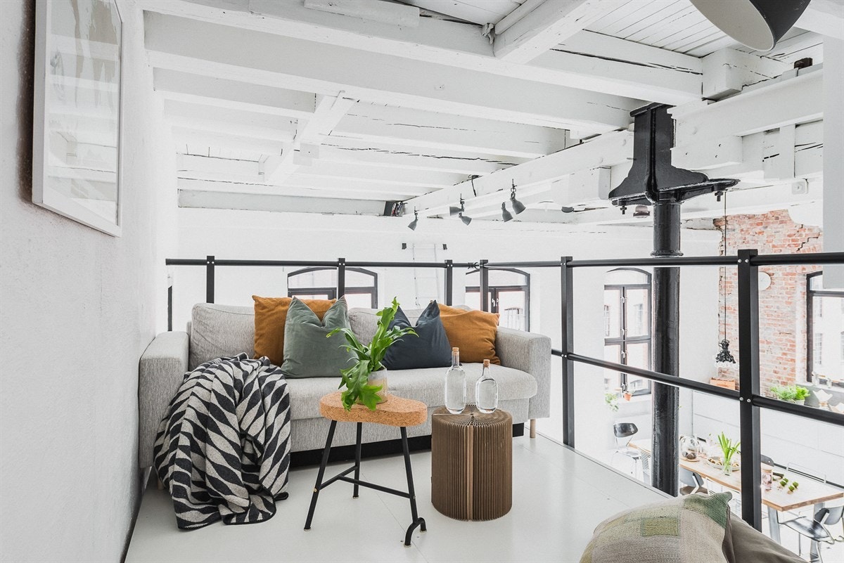 Filmkrok eller ekstra sengeplass på hemsen. Galleribilde