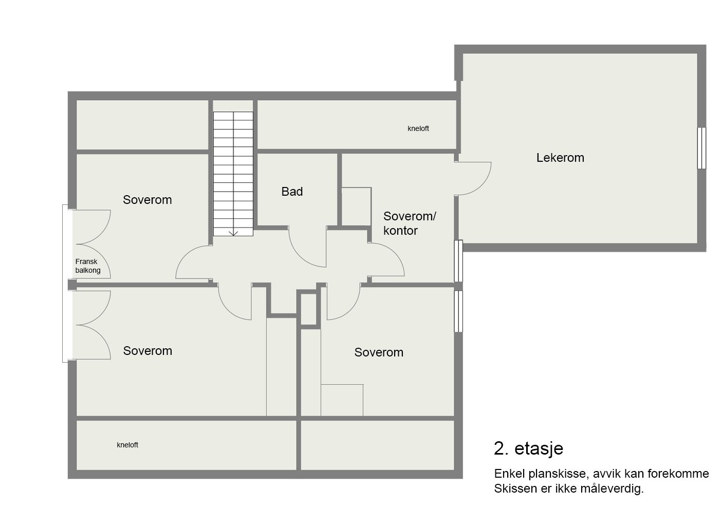 Plantegning - 2.etasje Galleribilde
