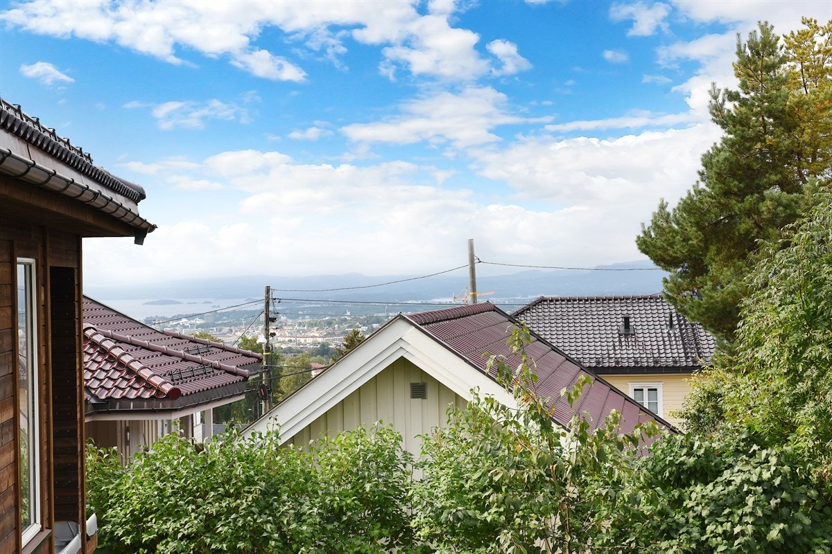 Utsikt fra hovedsoverommet Galleribilde