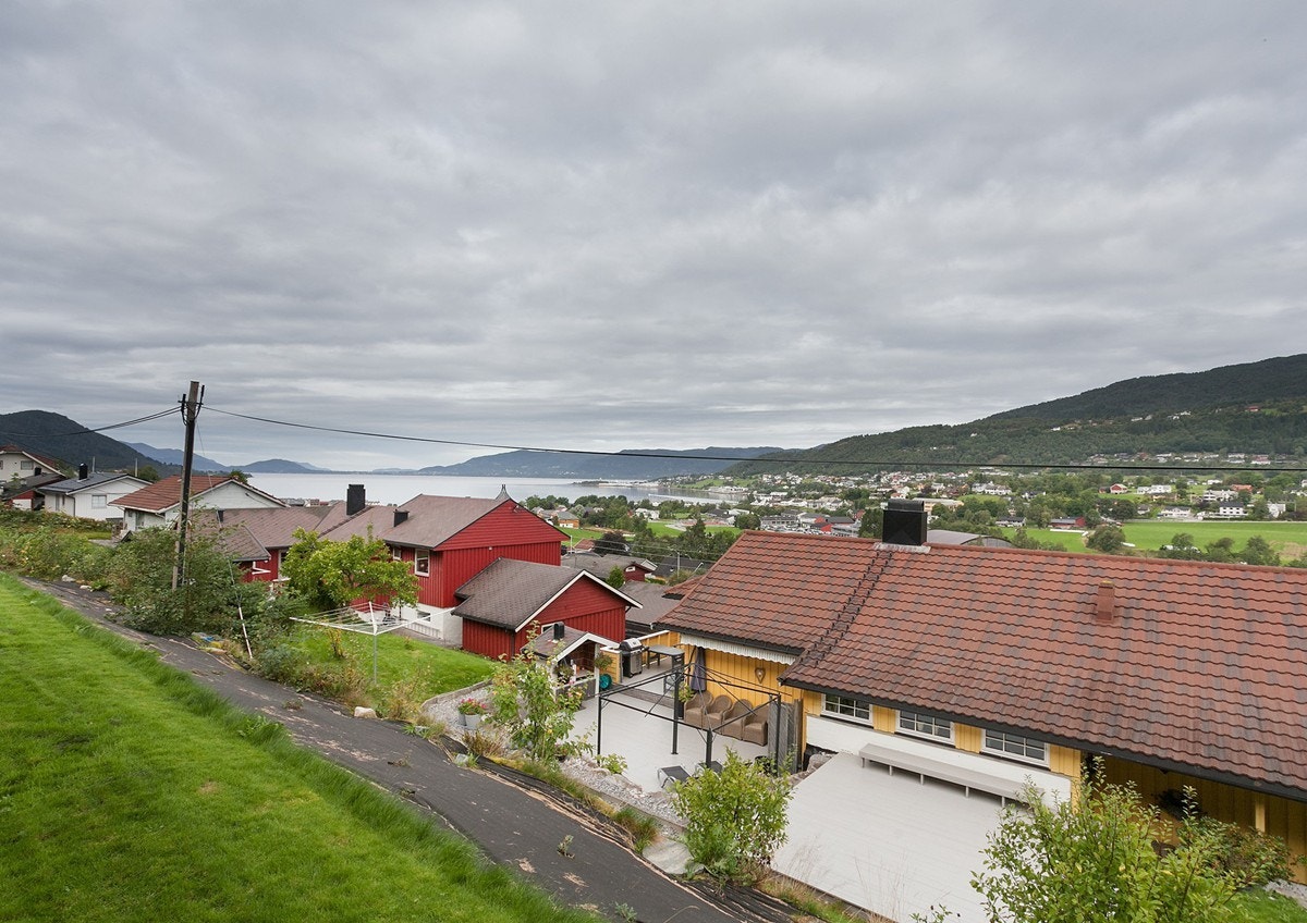 Utsikt fra terrassen Galleribilde