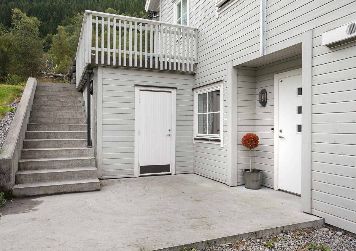 Uteboden på 5 m² har egen inngang Galleribilde