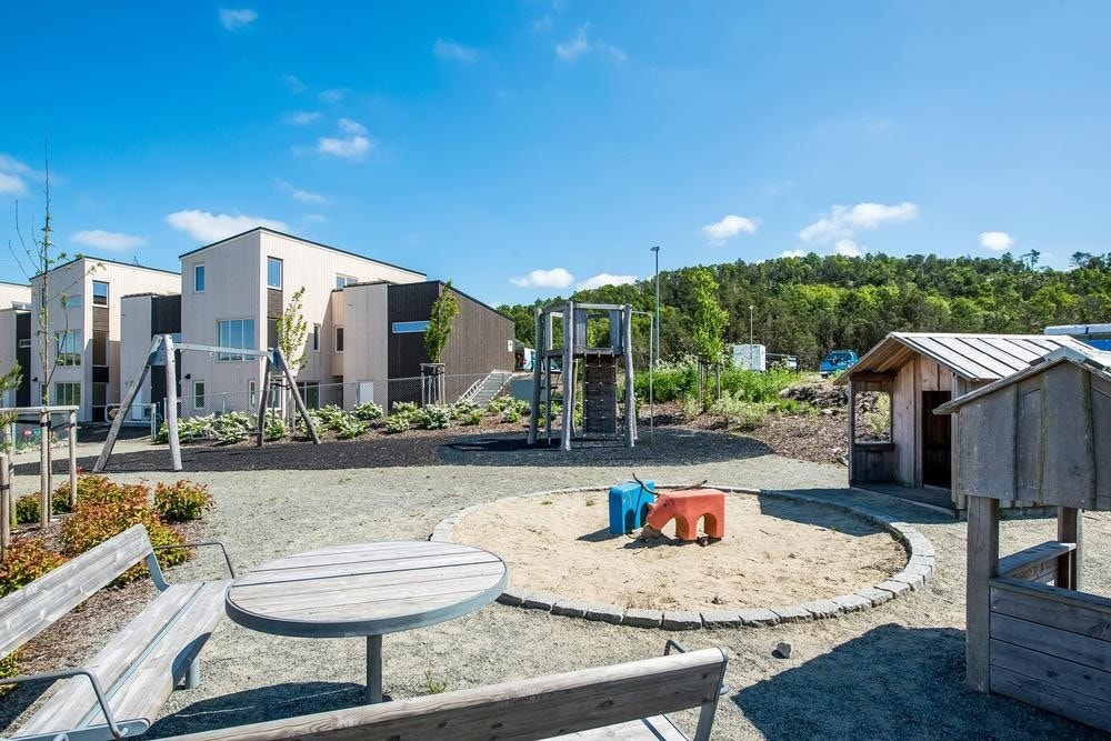 Flere lekeplasser i området Galleribilde