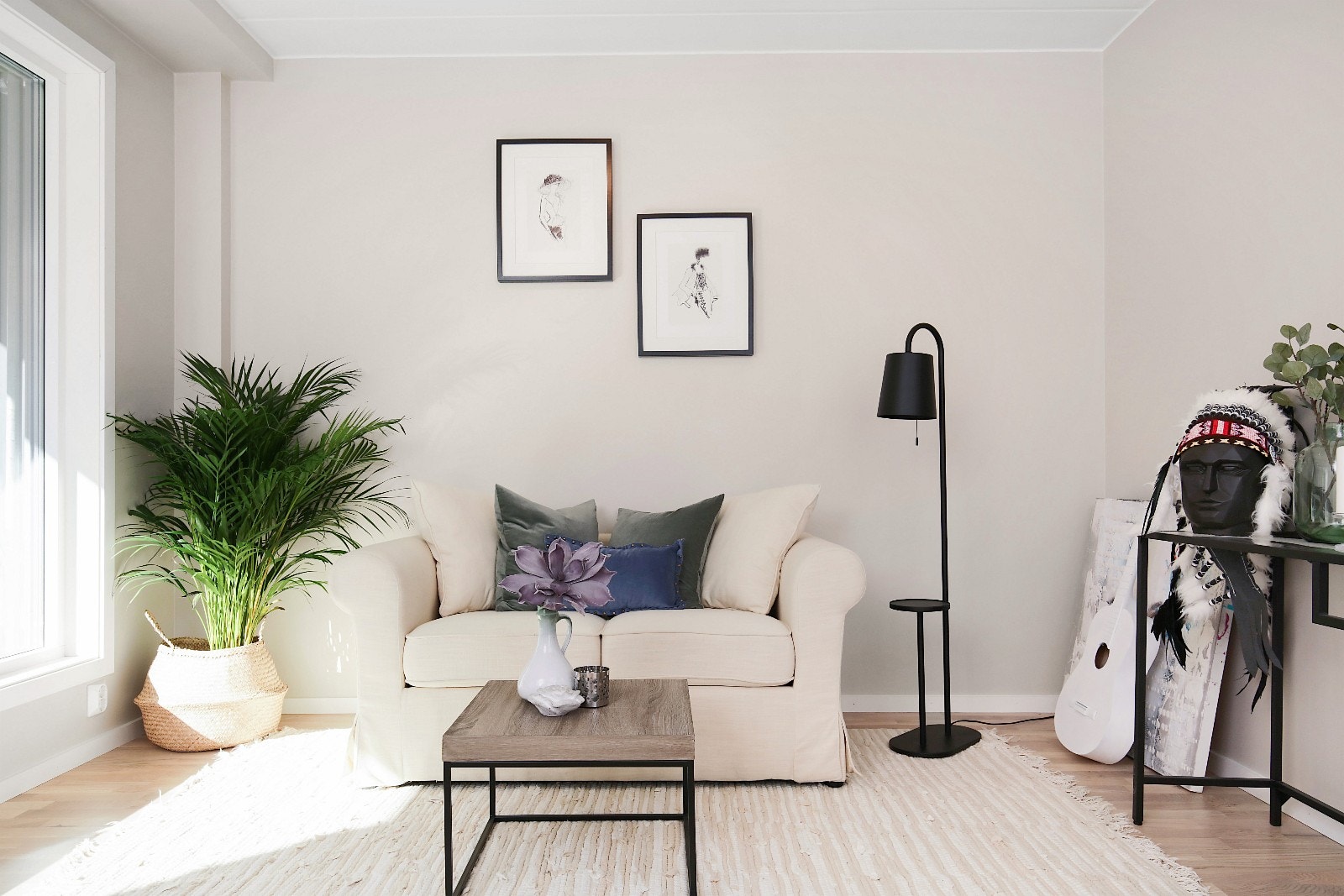 Lys stue Galleribilde