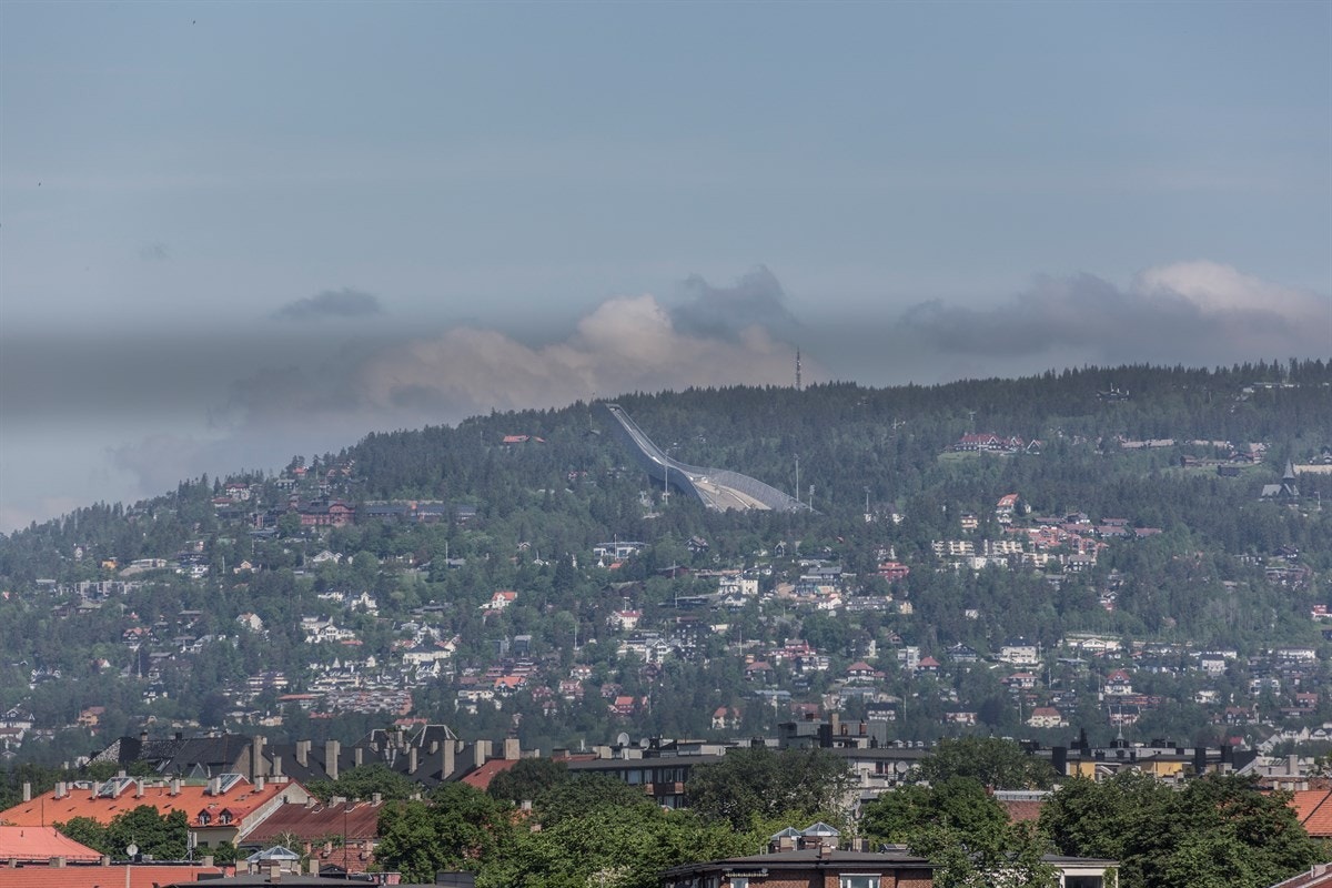 Mot Holmenkollen og Nordmarka Galleribilde