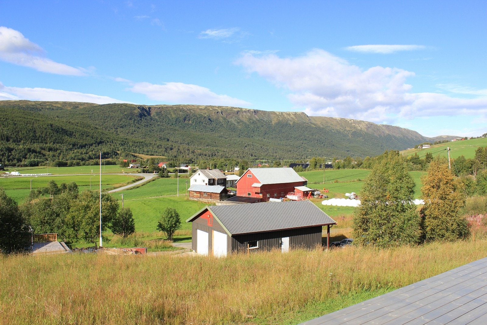 Sommerutsikt fra veranda Galleribilde