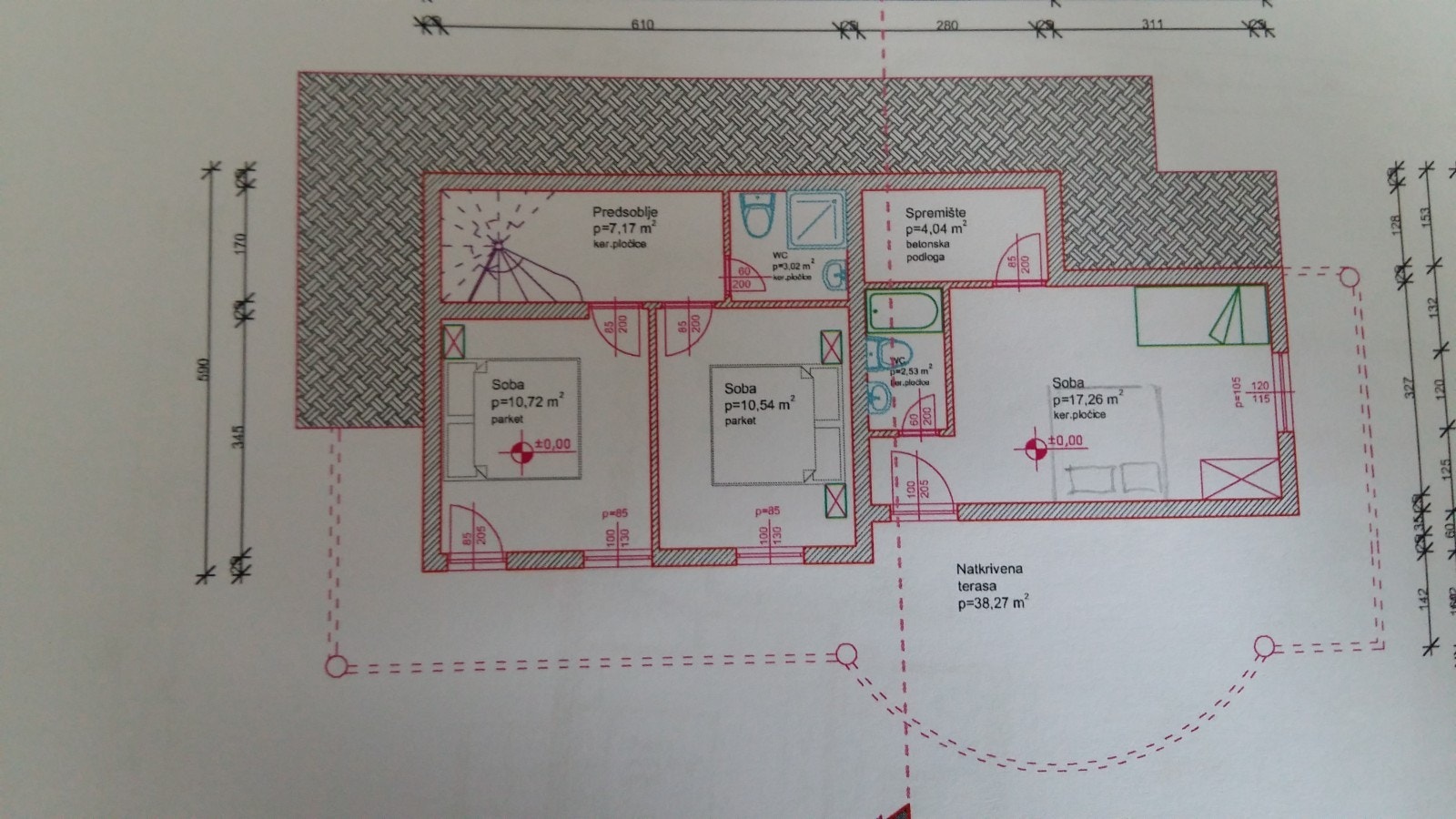 Planløsning, underetasje bassengnivå Galleribilde