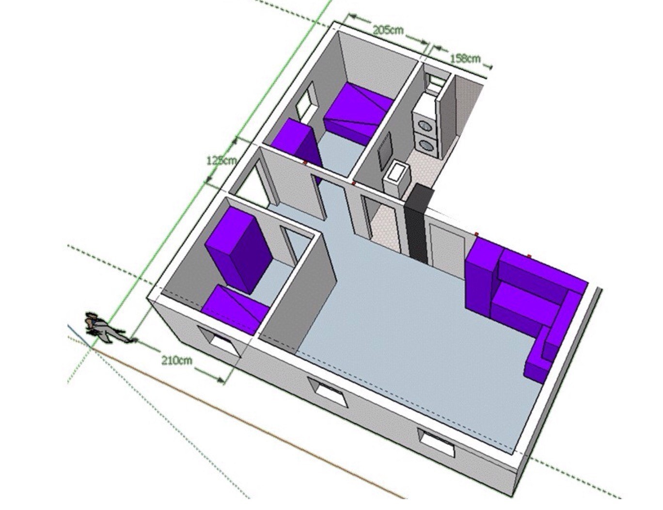 Skissetegning Galleribilde