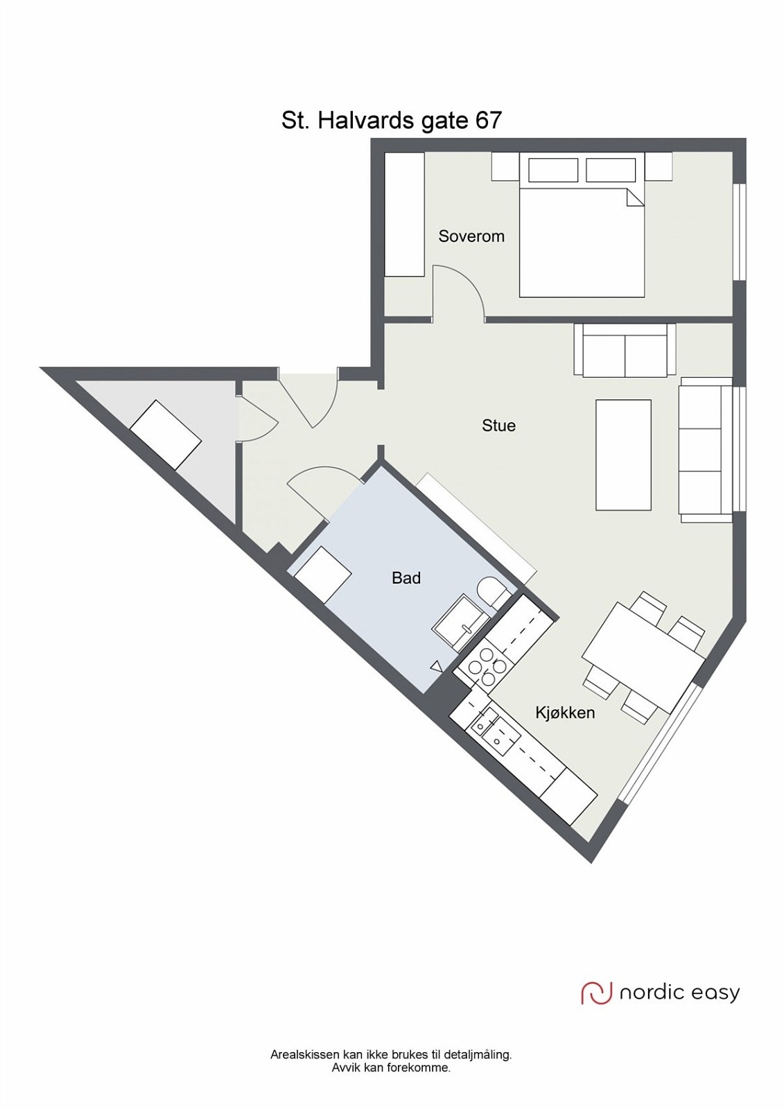 Plantegning i 2D. Galleribilde