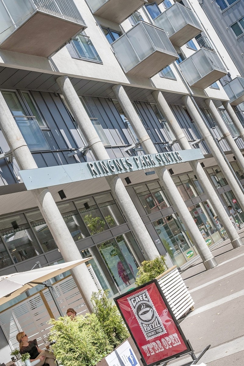 Leiligheten ligger kun et steinkast unna ettertraktede Ringnes Park Galleribilde