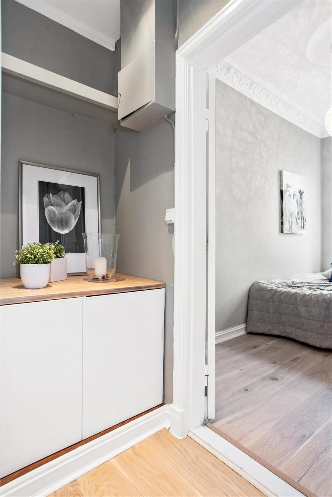 Adkomst til soverommet via gang. Galleribilde