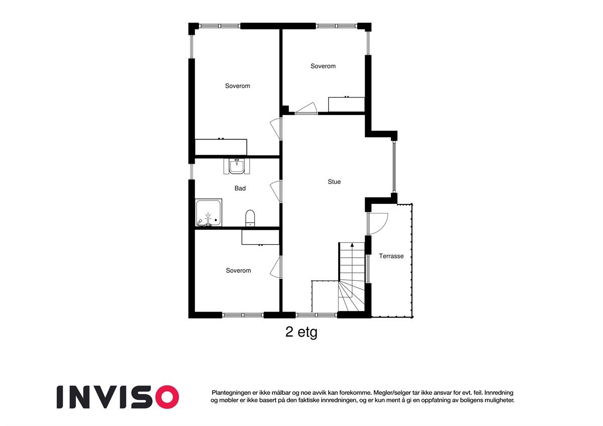 2D Plantegning - 2. etasje Galleribilde