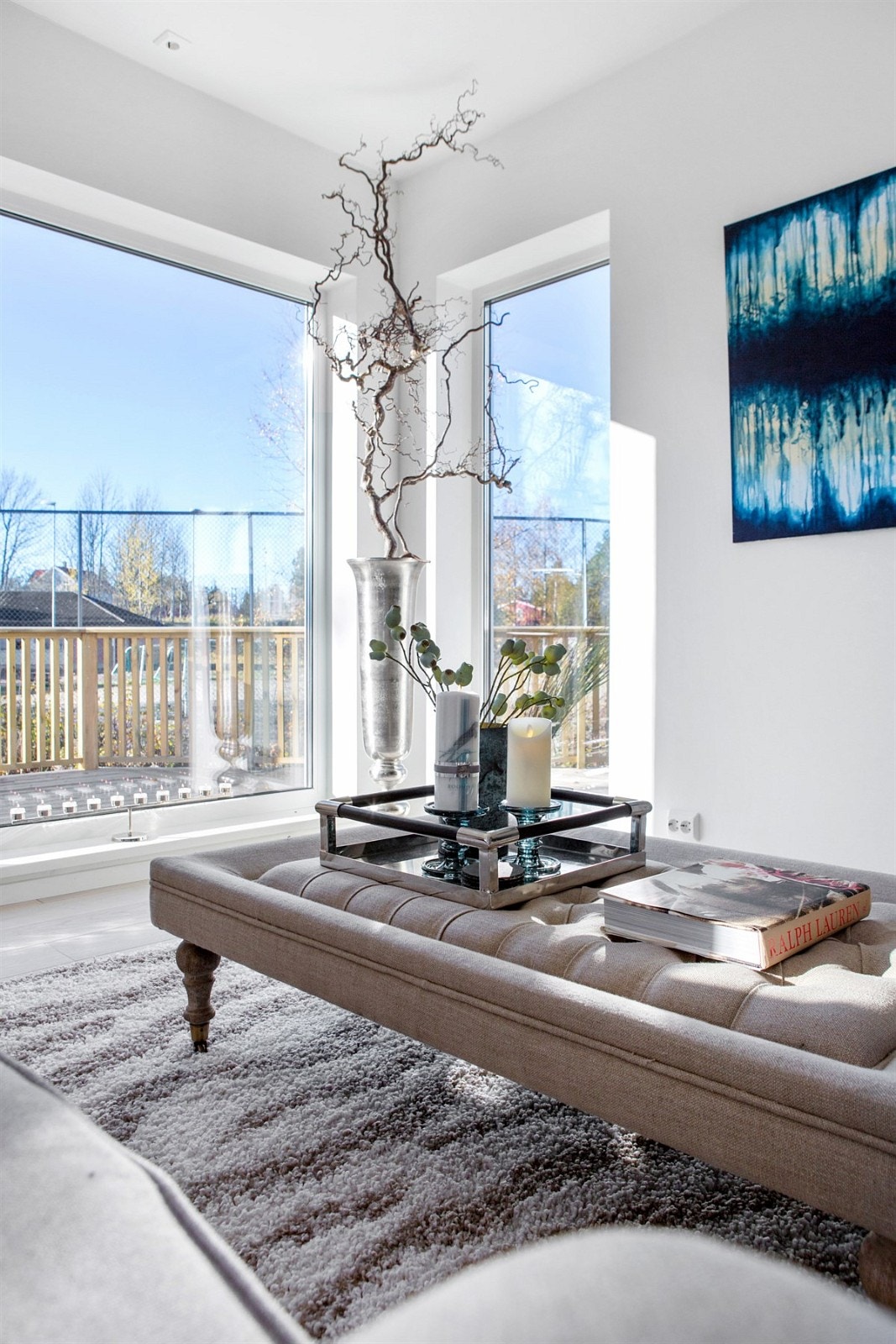 Vinduer i hjørne ivaretar de gode lysforholdene Galleribilde