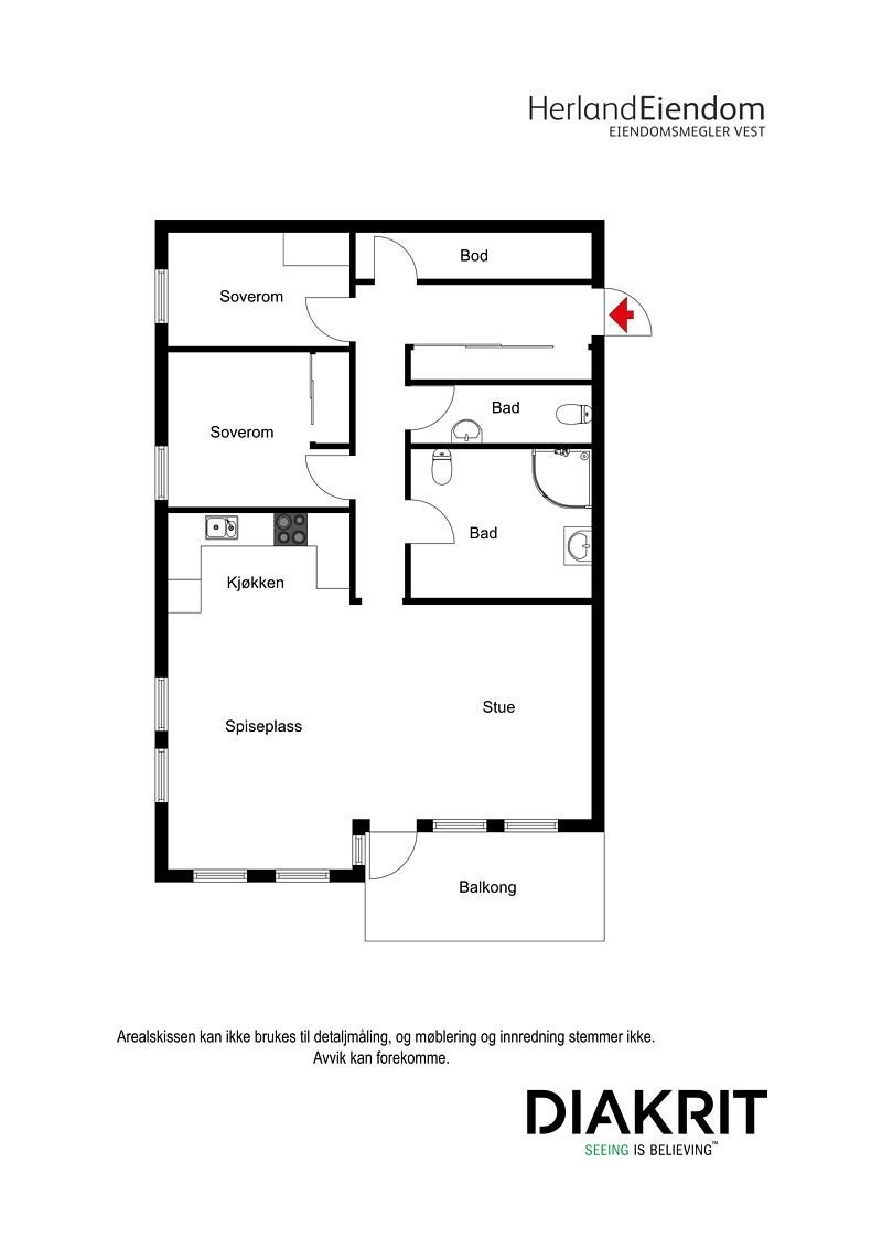 Planløsning 2D. Galleribilde